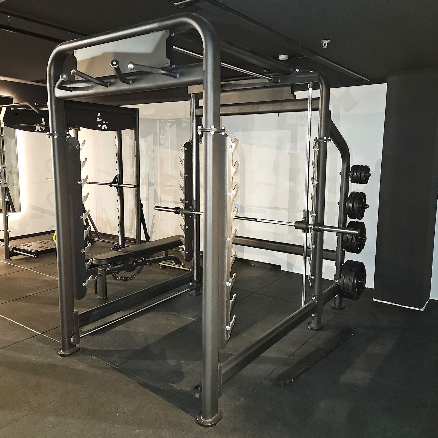DankSport 3D Multipresse, Max Rack, verstellbare Smith Machine sowie Power und Squat Rack Cage, NEU