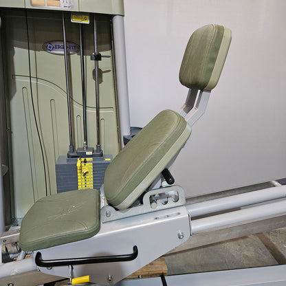 Ergo-Fit functional leg press, adjustable, 172.5 kg weight block, 4000 S MED series, MPG, rehab, frame color silver, used - refurbished condition