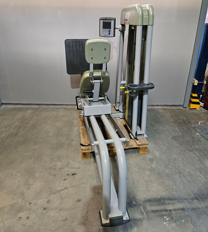 Ergo-Fit functional leg press, adjustable, 172.5 kg weight block, 4000 S MED series, MPG, rehab, frame color silver, used - refurbished condition