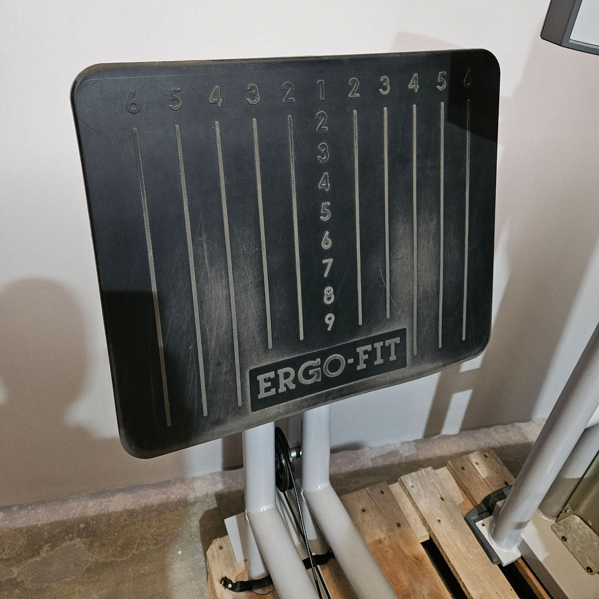 Ergo-Fit functional leg press, adjustable, 172.5 kg weight block, 4000 S MED series, MPG, rehab, frame color silver, used - refurbished condition