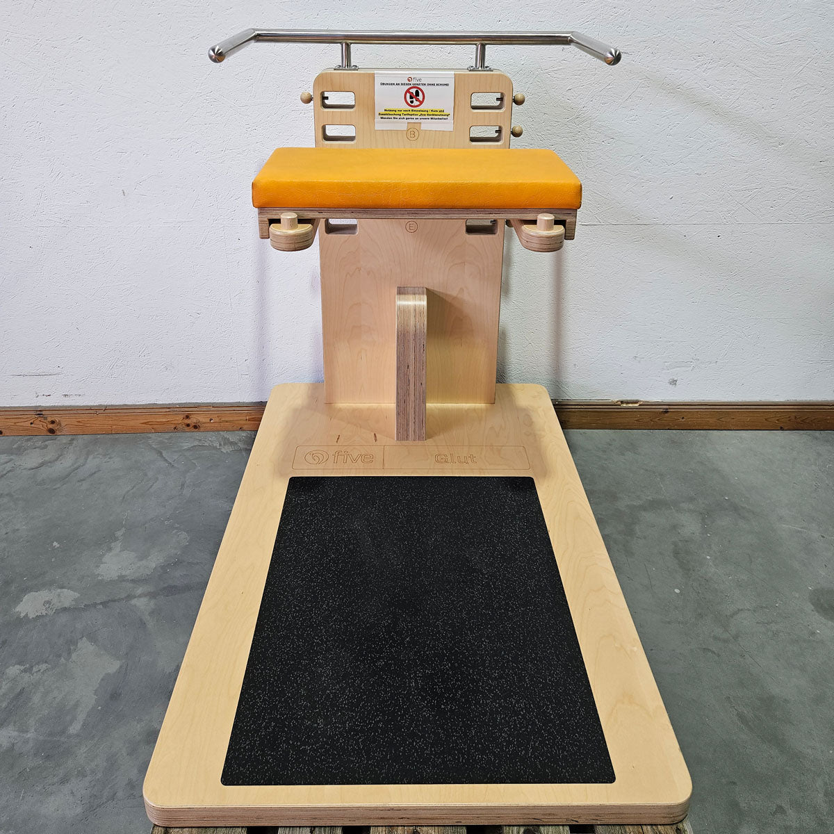 Five Pro 7er Zirkel Beweglichkeitszirkel, Dehnzirkel aus Holz von Five bzw Milon, Holzfarbe Eiche Braun, guter gebrauchter Zustand
