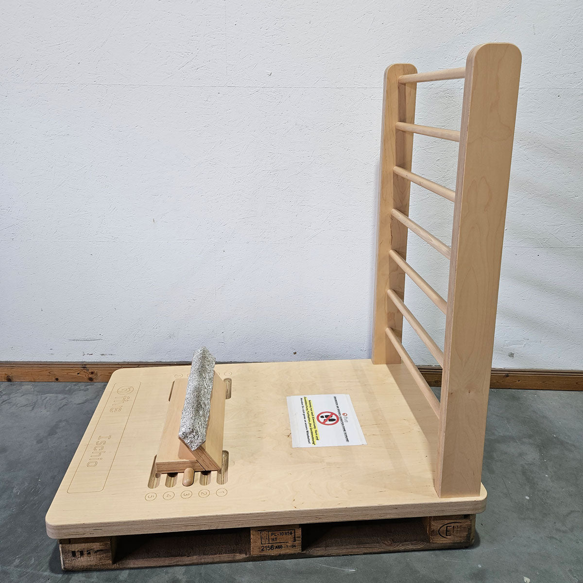 Five Pro 7er Zirkel Beweglichkeitszirkel, Dehnzirkel aus Holz von Five bzw Milon, Holzfarbe Eiche Braun, guter gebrauchter Zustand