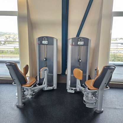 Life Fitness &amp; Hammer Strength - 95 pieces of fitness equipment - 105 stations, strength training equipment, cardio equipment, plate-loaded equipment, benches, etc. - complete gym - used, refurbished, top condition