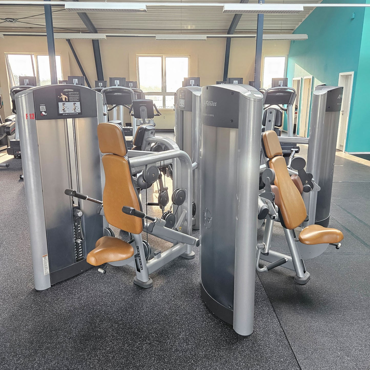 Life Fitness &amp; Hammer Strength - 95 pieces of fitness equipment - 105 stations, strength training equipment, cardio equipment, plate-loaded equipment, benches, etc. - complete gym - used, refurbished, top condition