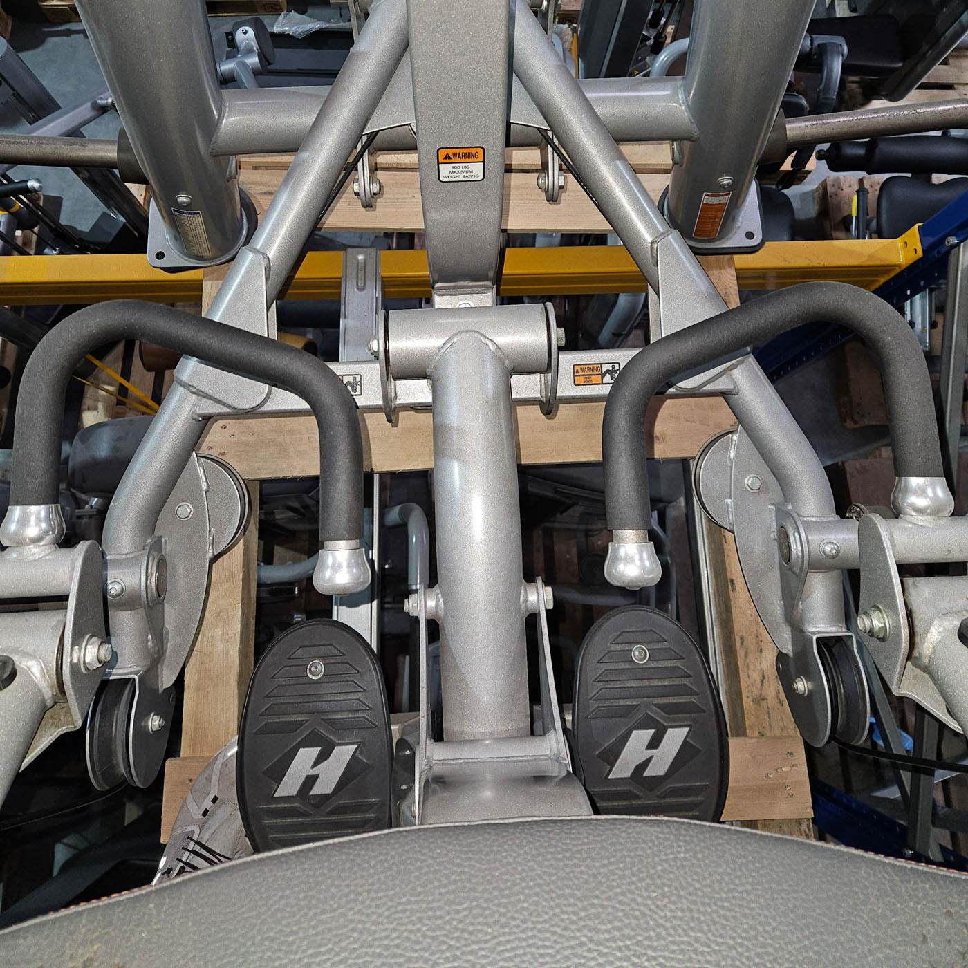 Hoist Roc-IT Preacher Curl, RPL-5102 Biceps Machine, Biceps Curl, Roc IT Plate Loaded Series, Frame Color Silver, Used - Refurbished Condition