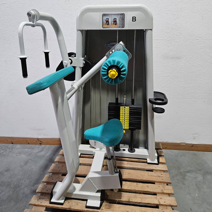 Ergo-Fit horizontal triceps machine, triceps extension, arm extension, 4000 series, frame color white, used - refurbished condition