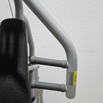 Jimsa bench press machine, chest press, Coolline, frame color silver, used - overhauled condition