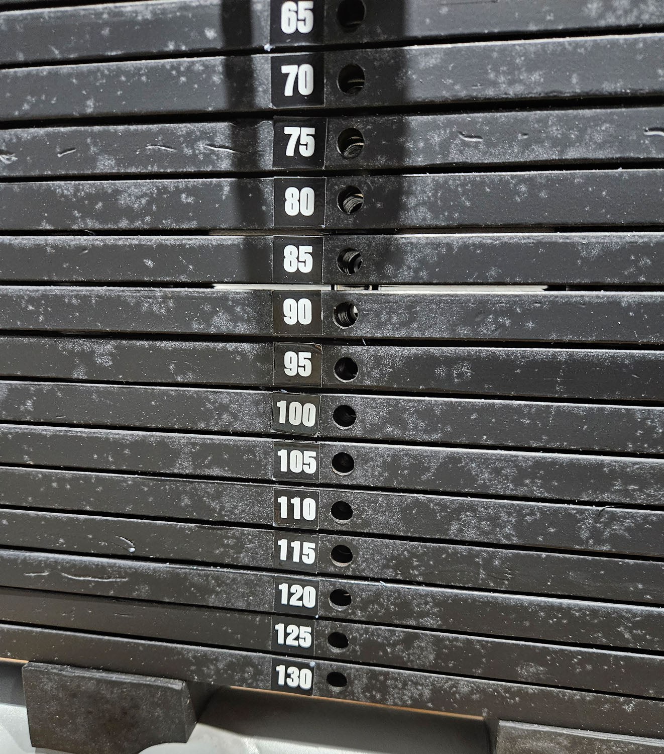 Jimsa bench press machine, chest press, Coolline, frame color silver, used - overhauled condition