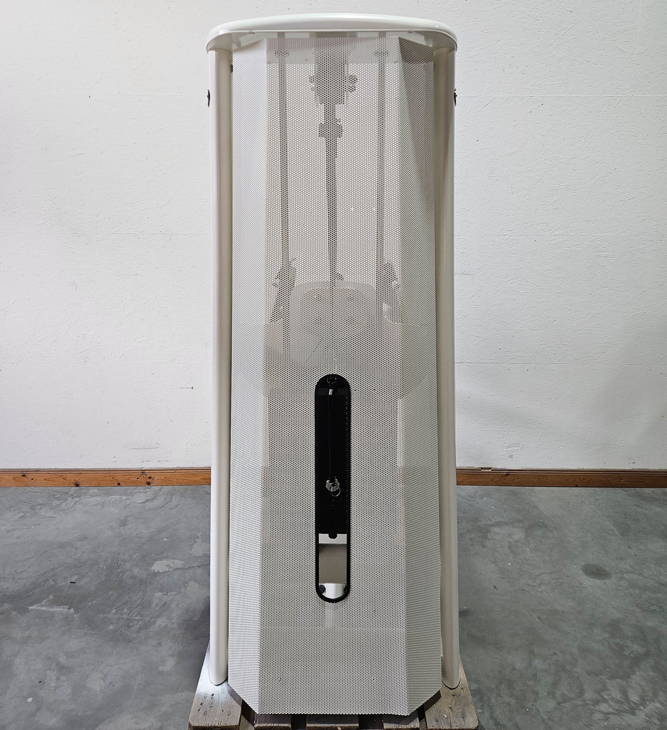 Gym80 Med80 3243 Lateralmaschine mit Trainingsarm, Lateralflexion, Latflex,  Seitneige-Maschine, Farbe Weiß, gebraucht - überholter Zustand