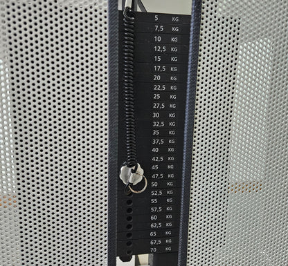 Gym80 Med80 3243 Lateralmaschine mit Trainingsarm, Lateralflexion, Latflex,  Seitneige-Maschine, Farbe Weiß, gebraucht - überholter Zustand