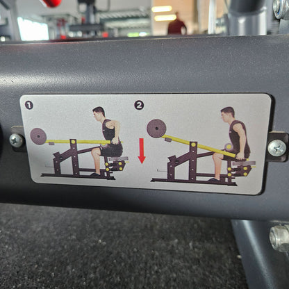 Master Sport Plate loaded Set, 10 Kraftgeräte, Farbe Schwarz und Rot, gebraucht - geprüfter Zustand