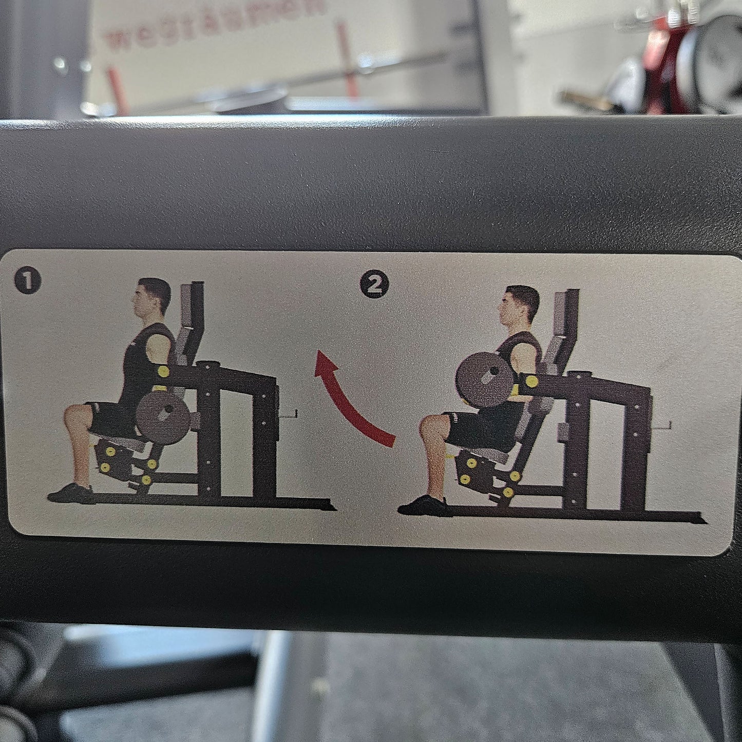 Master Sport Plate loaded Set, 10 Kraftgeräte, Farbe Schwarz und Rot, gebraucht - geprüfter Zustand