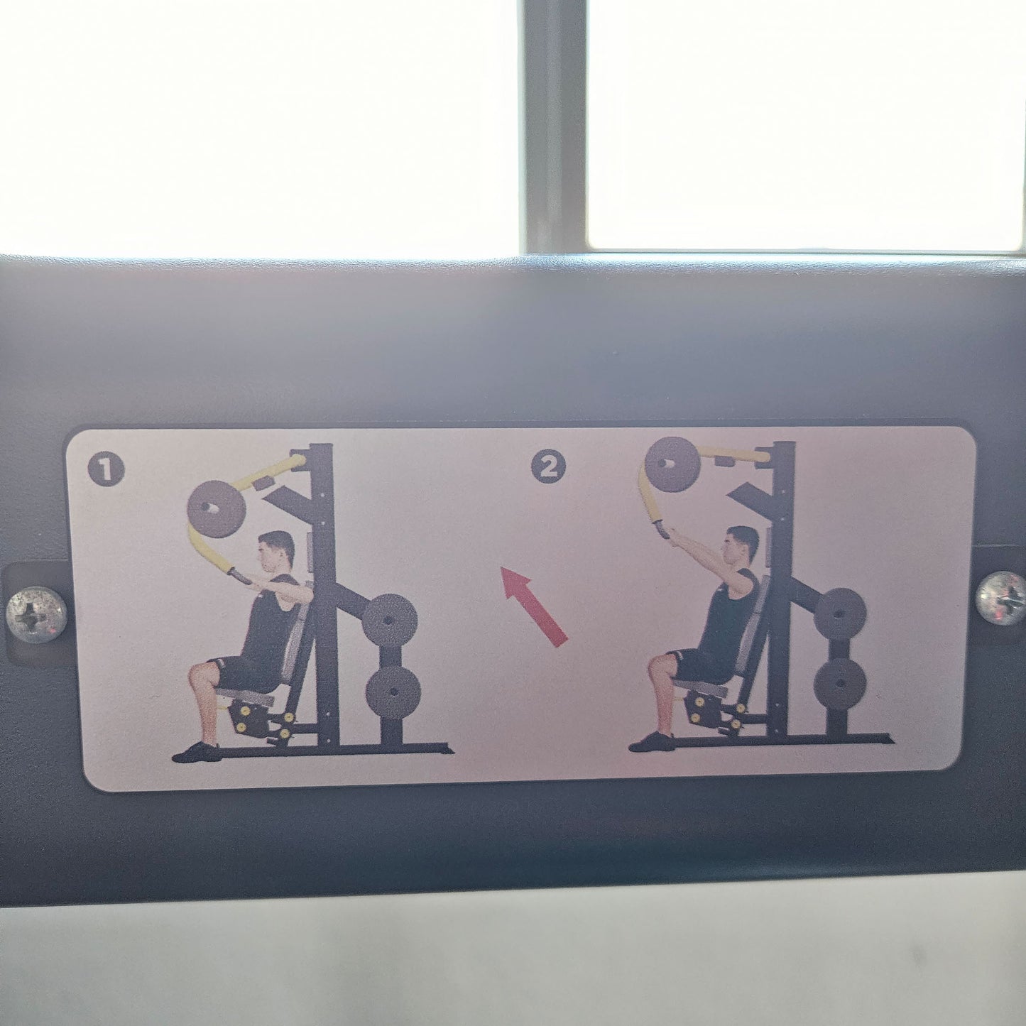 Master Sport Plate loaded Set, 10 Kraftgeräte, Farbe Schwarz und Rot, gebraucht - geprüfter Zustand