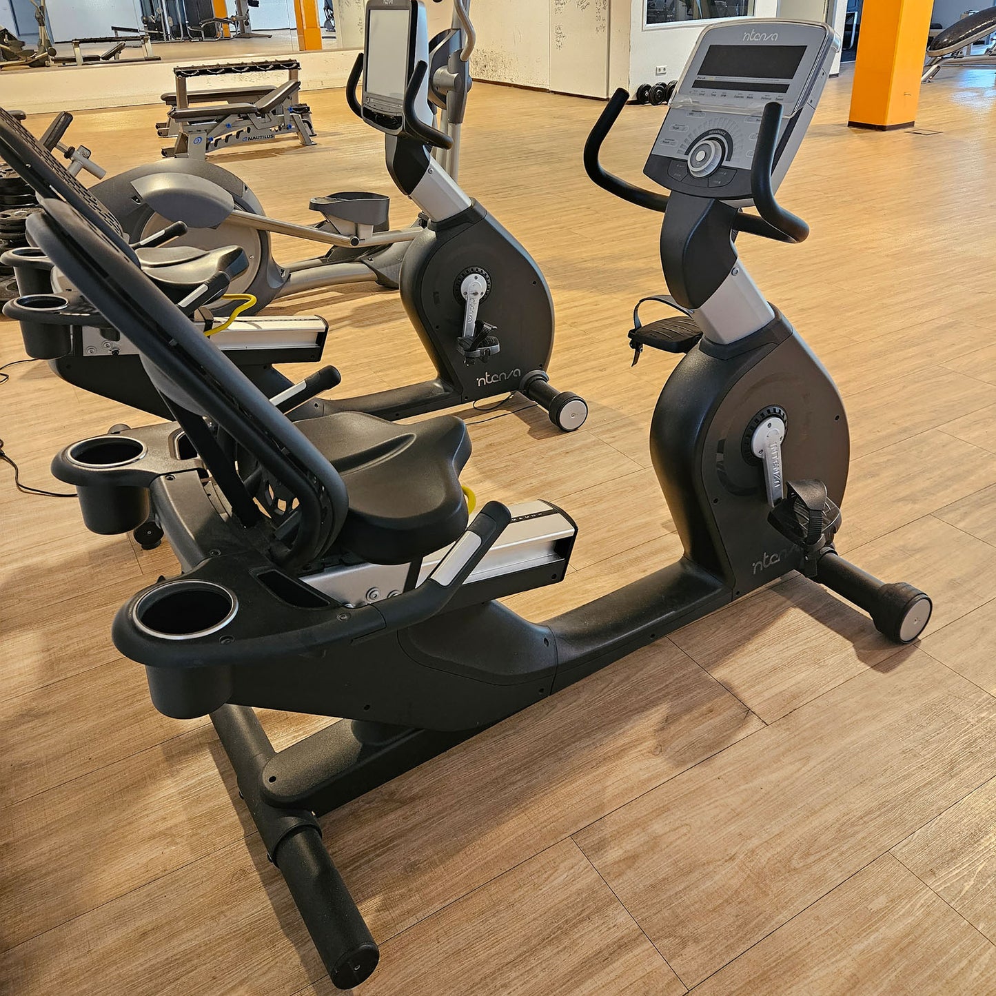 Intenza Recumbent 550 RBi, recumbent ergometer, LED display, used - refurbished condition