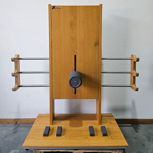 Fle-xx 6er Beweglichkeitszirkel, Rückgrat-Konzept, Dehnzirkel aus Holz von Flexx, Holzfarbe Hell, guter gebrauchter Zustand