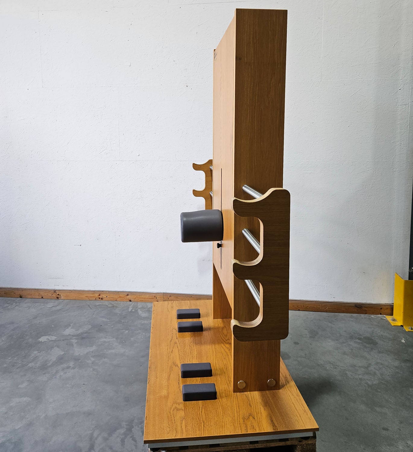 Fle-xx 6er Beweglichkeitszirkel, Rückgrat-Konzept, Dehnzirkel aus Holz von Flexx, Holzfarbe Hell, guter gebrauchter Zustand