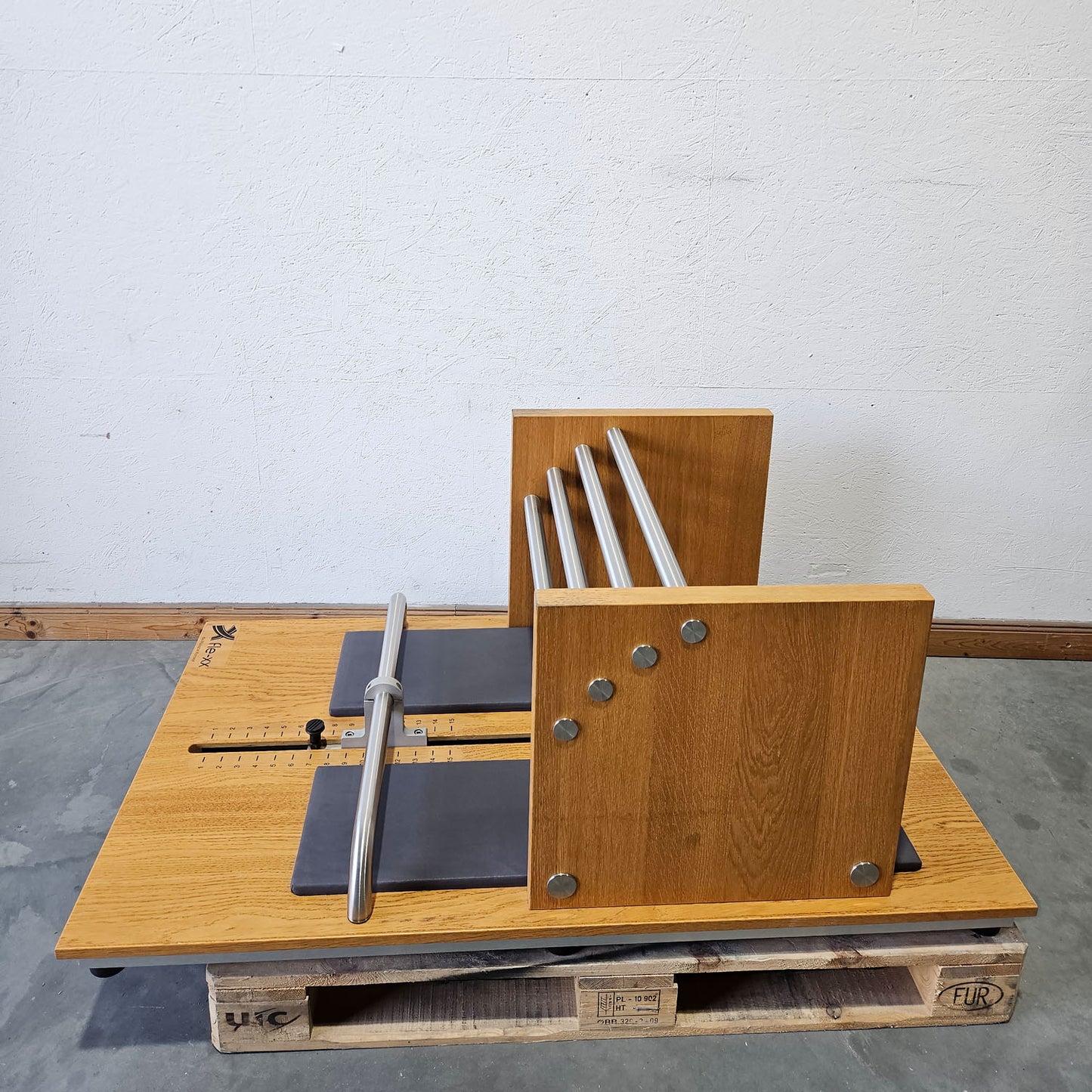 Fle-xx 6er Beweglichkeitszirkel, Rückgrat-Konzept, Dehnzirkel aus Holz von Flexx, Holzfarbe Hell, guter gebrauchter Zustand