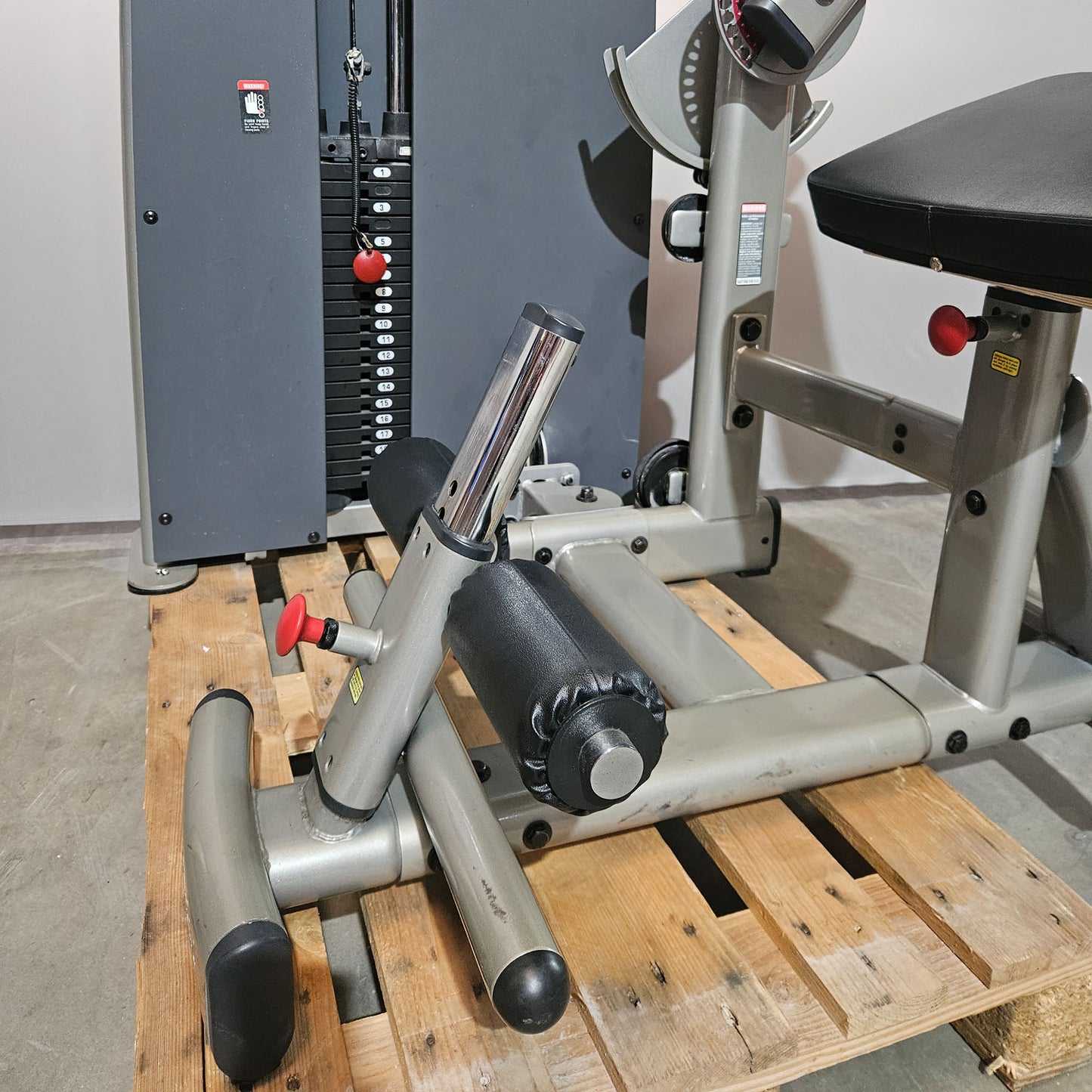 Body Solid Pro Dual Bauch- und Rückenmaschine DABB-SF, 2 in 1 Kombimaschine.  Bauchmuskeltraining und Hyperextension, Abs and Lower Back, gebraucht - geprüfter Zustand