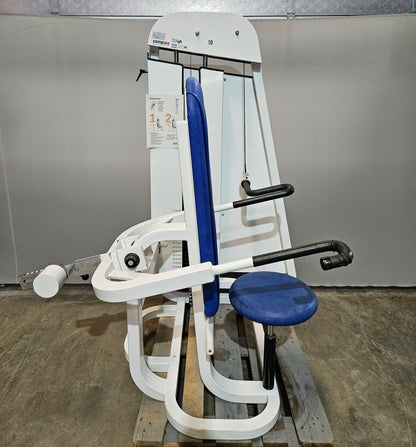 Proxomed, Stützstemme, Dips, Trizepsmaschine, Armstrecker, Compass Serie, Farbe Weiß, gebraucht - geprüfter Zustand mit Gebrauchsspuren