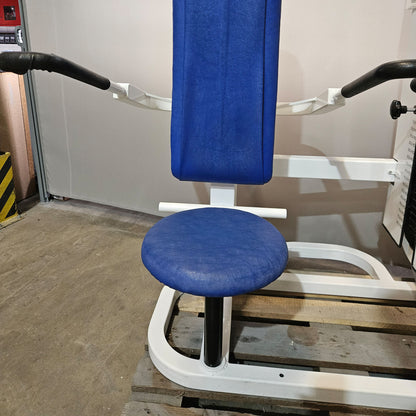 Proxomed, Stützstemme, Dips, Trizepsmaschine, Armstrecker, Compass Serie, Farbe Weiß, gebraucht - geprüfter Zustand mit Gebrauchsspuren