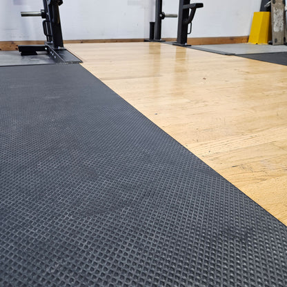 Precor Half Rack inkl. Bodenplattform, Abwurfplattform aus Gummi und Holz, Discovery Series, Ähnlich Full Power Rack, gebraucht - geprüfter Zustand mit optischen Gebrauchsspuren