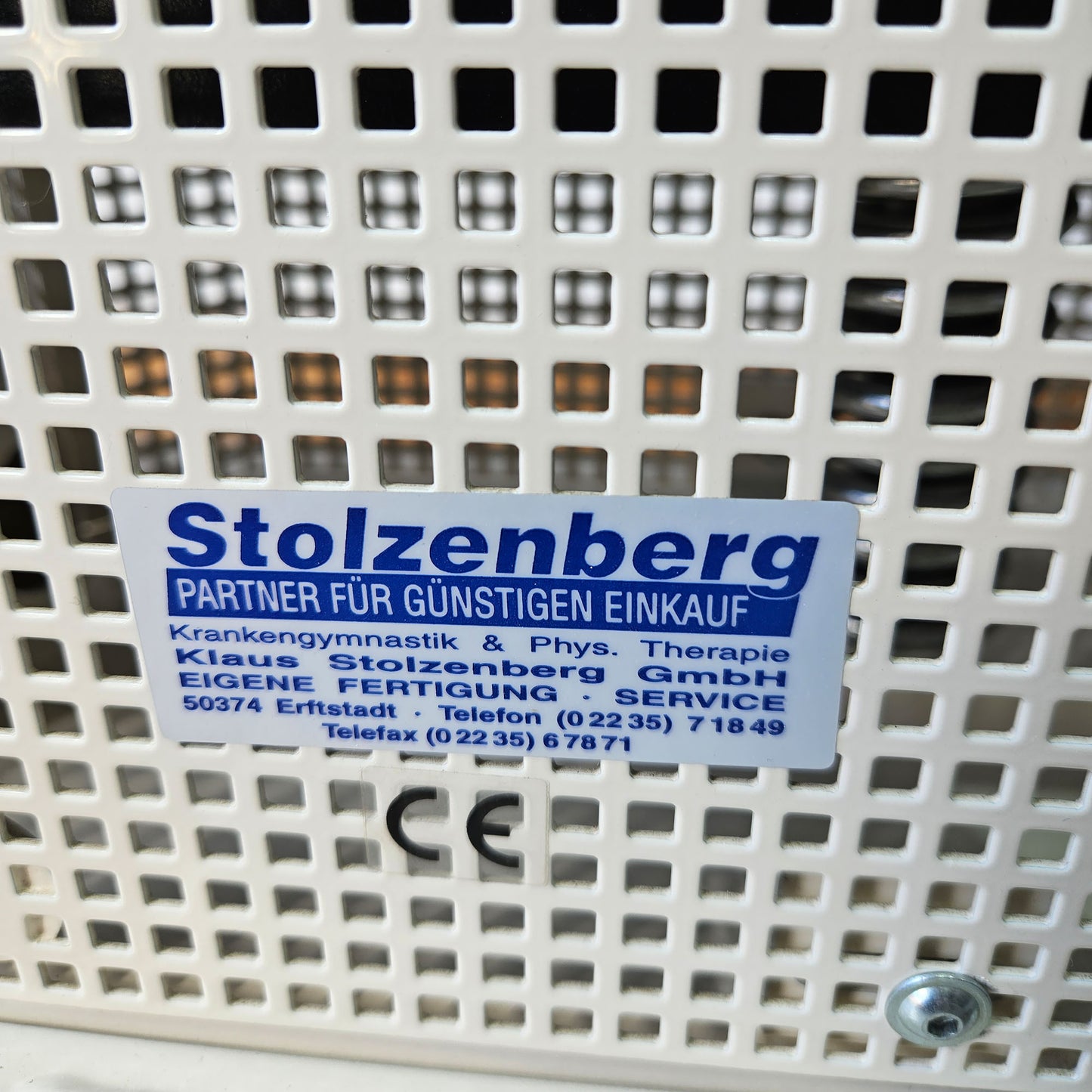 Dynamed Funktionsstemme Kombi Sitzend-Liegend, 150kg Gewichtsblock, mit Kippkreisel, Beinpresse verstellbar, Stolzenberg, Rahmen Weiß, gebraucht - überholter Zustand