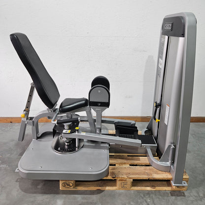 Cybex Eagle Abduktoren und Adduktoren Kombimaschine 2 in 1 - Hip Abduction and Hip Adduction, Rahmenfarbe Silber, Polsterfarbe Schwarz, gebraucht - überholter Zustand