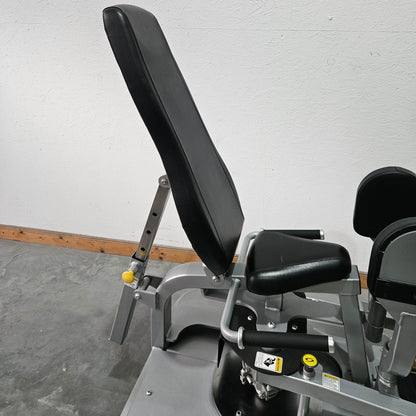 Cybex Eagle Abduktoren und Adduktoren Kombimaschine 2 in 1 - Hip Abduction and Hip Adduction, Rahmenfarbe Silber, Polsterfarbe Schwarz, gebraucht - überholter Zustand