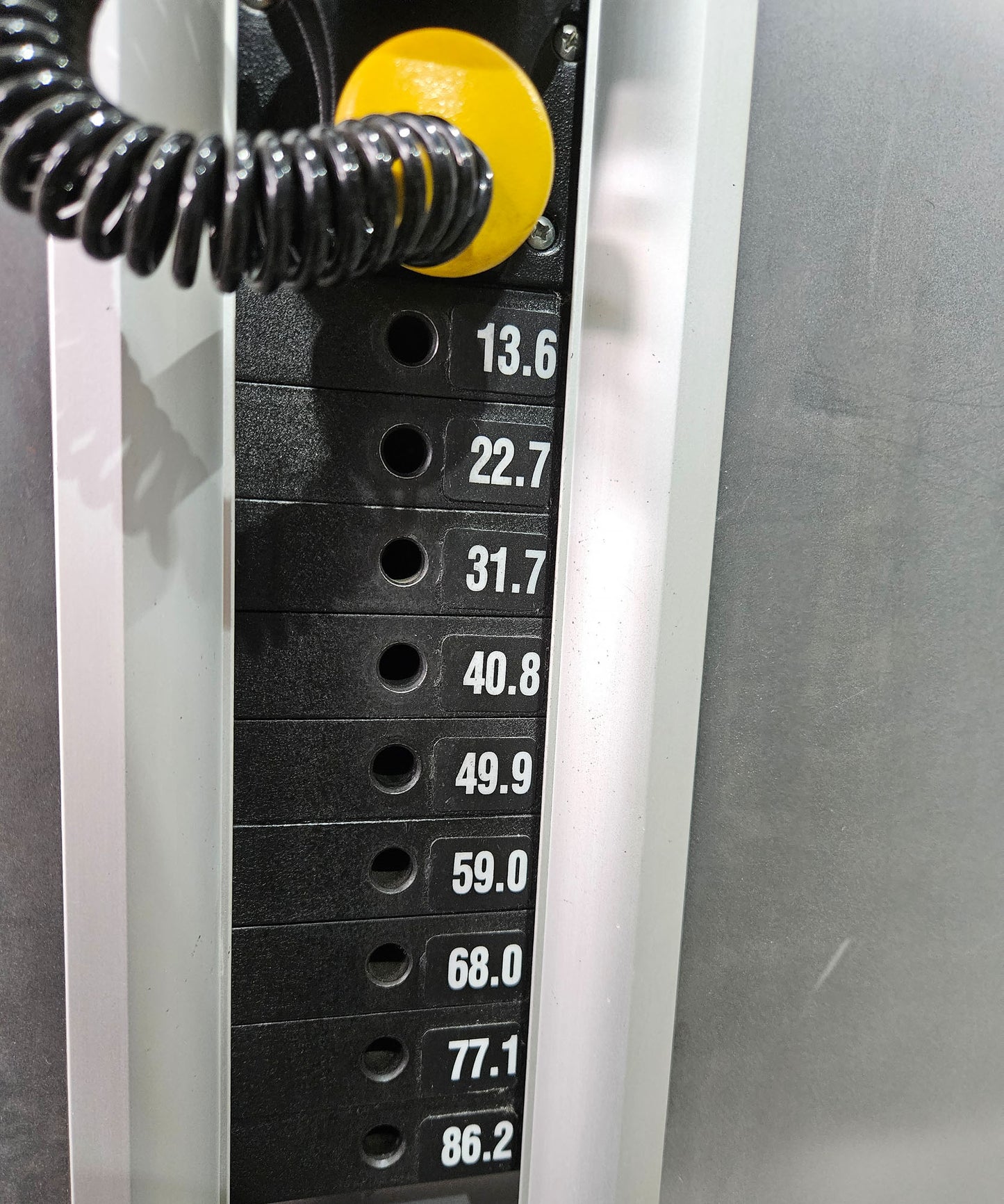 Cybex Eagle Abduktoren und Adduktoren Kombimaschine 2 in 1 - Hip Abduction and Hip Adduction, Rahmenfarbe Silber, Polsterfarbe Schwarz, gebraucht - überholter Zustand