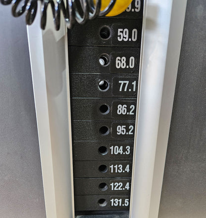 Cybex Eagle Lat Pulldown, Latzug Bilateral, großer 131kg Gewichtsblock, Rahmenfarbe Silber, gebraucht - überholter Zustand