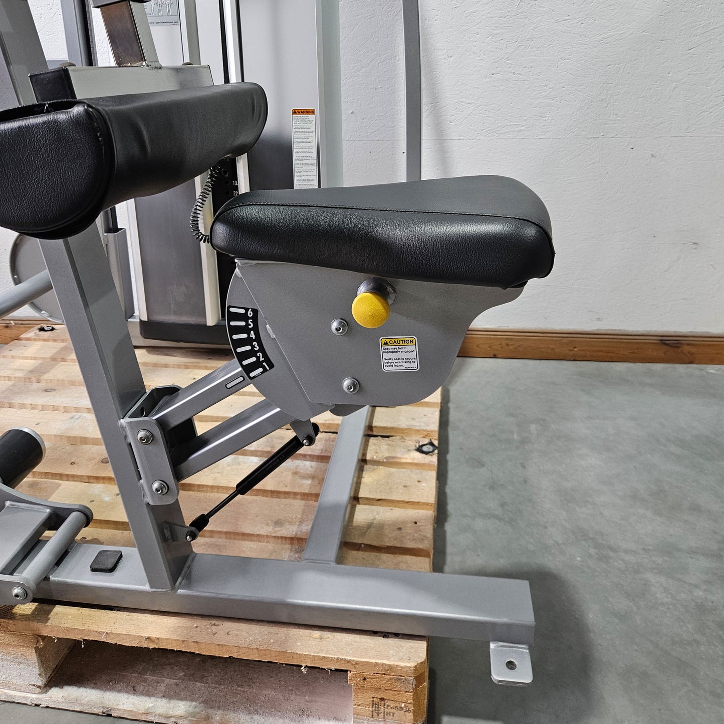Cybex Eagle Lat Pulldown, Latzug Bilateral, großer 131kg Gewichtsblock, Rahmenfarbe Silber, gebraucht - überholter Zustand