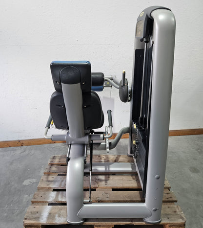 Technogym 2er Set = Beinstrecker und Beinbeuger, Leg Extension and Leg Curl Set, Selection Line, Rahmenfarbe Silber, gebraucht - überholter Zustand