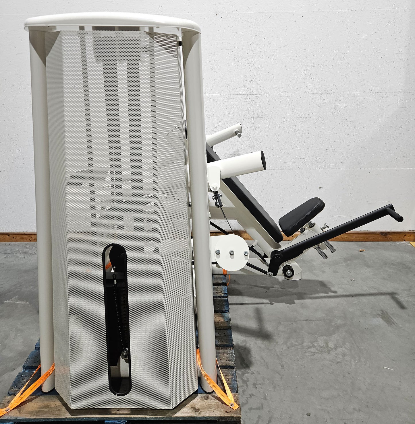Gym80 Schulterpresse DUAL 3043 Sygnum, Shoulder Press, Overhead Press, Rahmenfarbe Weiß, gebraucht - überholter Zustand