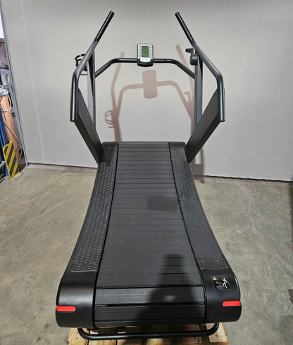Curved Lamellen Laufband - ähnlich Assault Runner oder Woodway, Farbe Schwarz, gebraucht - geprüfter Zustand