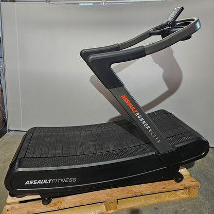 Assault Runner Elite, Curved Lamellen Laufband, mit Display, Farbe Schwarz, gebraucht - geprüfter Zustand