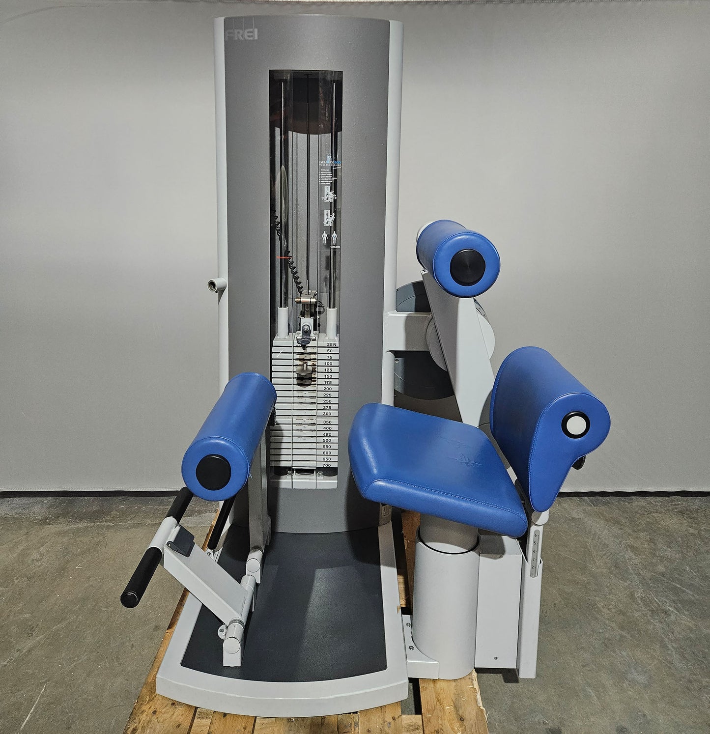 Frei Genius Eco 13-piece equipment set, MPG, KGG, MED approval, 13 strength training devices in a set, Medical Physio series, silver, used - refurbished condition