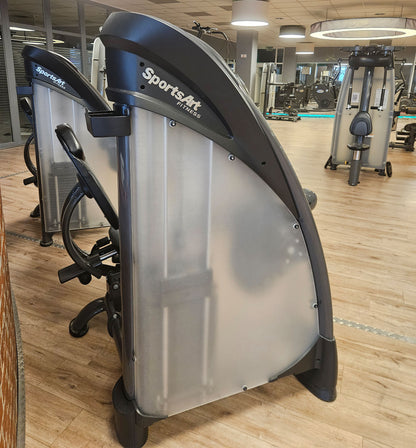 SportsArt komplette Fitnessstudio Ausstattung - 75 Fitnessgeräte im Set - Kraftgeräte, Cardiogeräte, Bänke, Racks etc - Rahmen Anthrazit, gebraucht - überholter Zustand