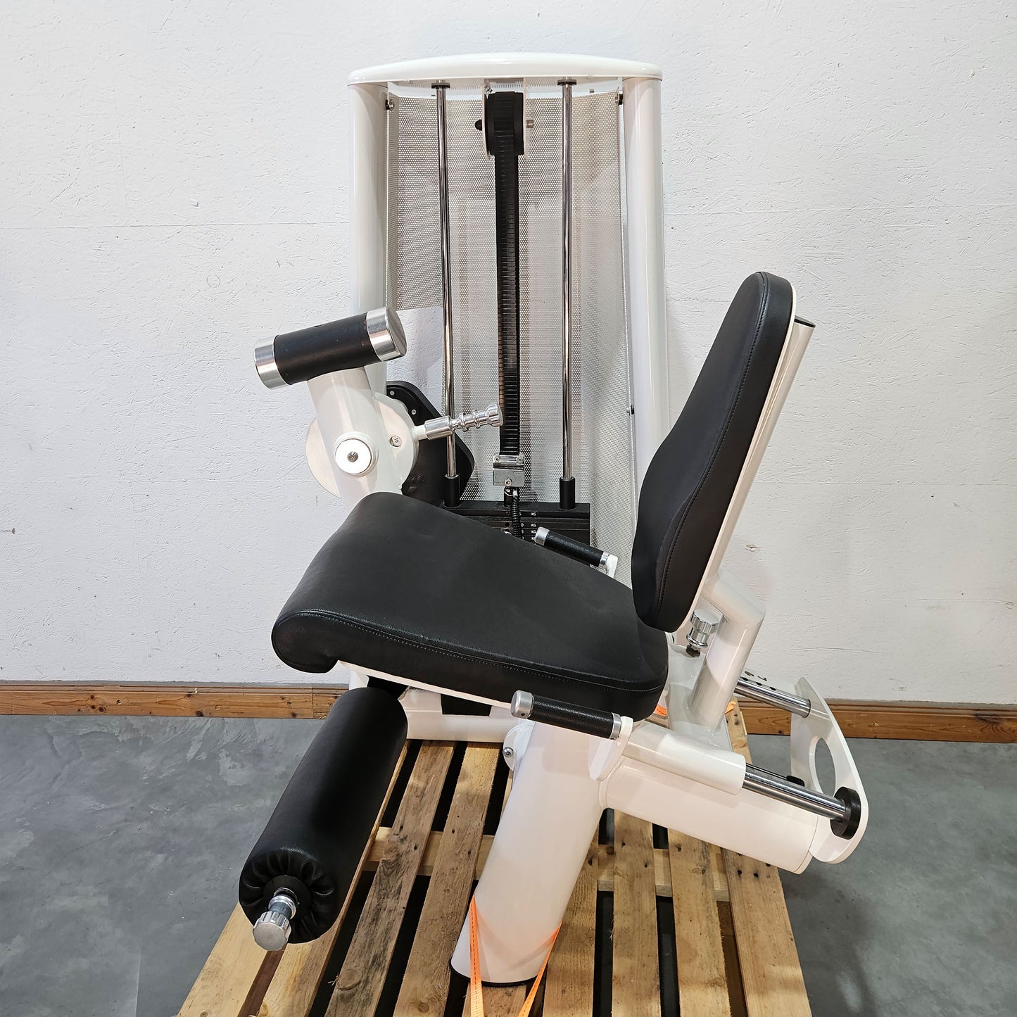 Gym80 Sygnum Beinstrecker sitzend 3001, Leg Extension Kraftgerät, Rahmenfarbe Weiß, gebraucht - überholter Zustand