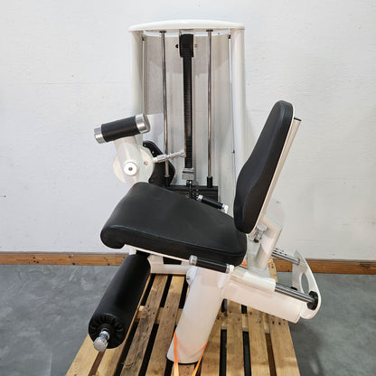 Gym80 Sygnum Beinstrecker sitzend 3001, Leg Extension Kraftgerät, Rahmenfarbe Weiß, gebraucht - überholter Zustand