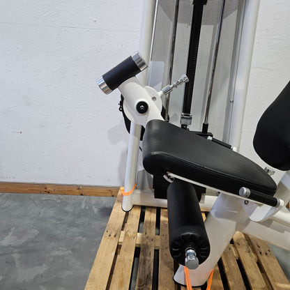 Gym80 Sygnum Beinstrecker sitzend 3001, Leg Extension Kraftgerät, Rahmenfarbe Weiß, gebraucht - überholter Zustand