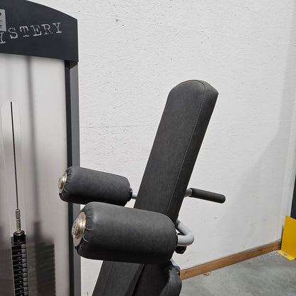 Schupp Mystery Funktionsstemme Kombi Sitzend-Liegend,  Beinpresse verstellbar, Rahmen Silber-Grau, gebraucht - überholter Zustand