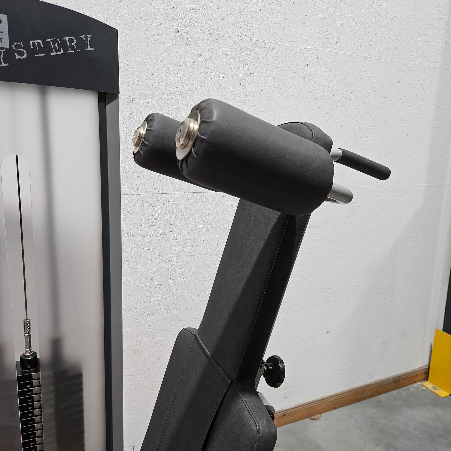 Schupp Mystery Funktionsstemme Kombi Sitzend-Liegend,  Beinpresse verstellbar, Rahmen Silber-Grau, gebraucht - überholter Zustand