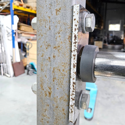 Hammer Strength HD Athletic Half Rack, Farbe Silber, gebraucht - geprüfter technischer Zustand mit optischen Gebrauchsspuren