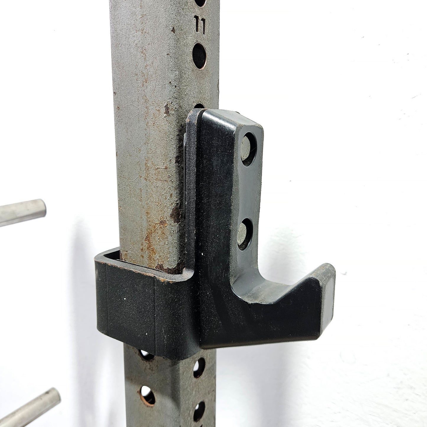 Hammer Strength HD Athletic Half Rack, Farbe Silber, gebraucht - geprüfter technischer Zustand mit optischen Gebrauchsspuren