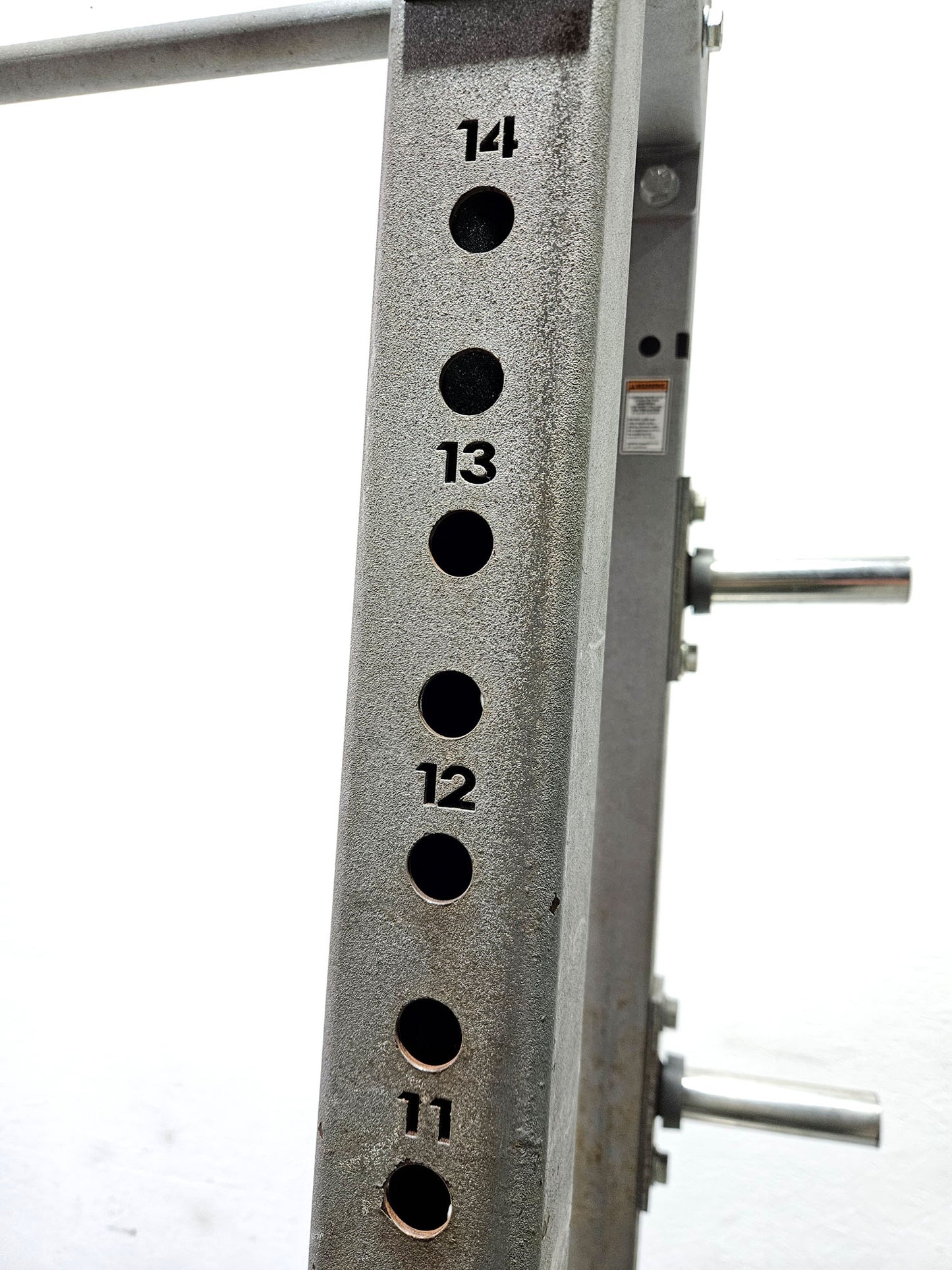 Hammer Strength HD Athletic Half Rack, Farbe Silber, gebraucht - geprüfter technischer Zustand mit optischen Gebrauchsspuren