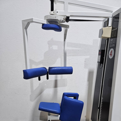 Pulse bzw Pulsestar Rotationsmaschine, Rotary Torso Twister, Rumpfdrehung Rotator, Rahmenfarbe Weiß, gebraucht - geprüfter Zustand mit optischen Gebrauchsspuren