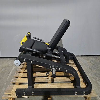 DankSport Beinstrecker sitzend, Leg Extension Plate loaded, Farbe Schwarz, gebraucht - überholter Zustand