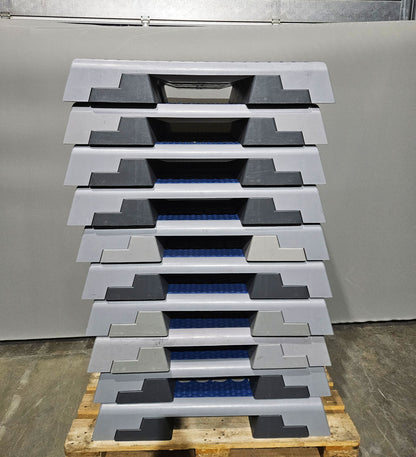 Reebok Steps / Step Boards, Blue-White-Grey, used