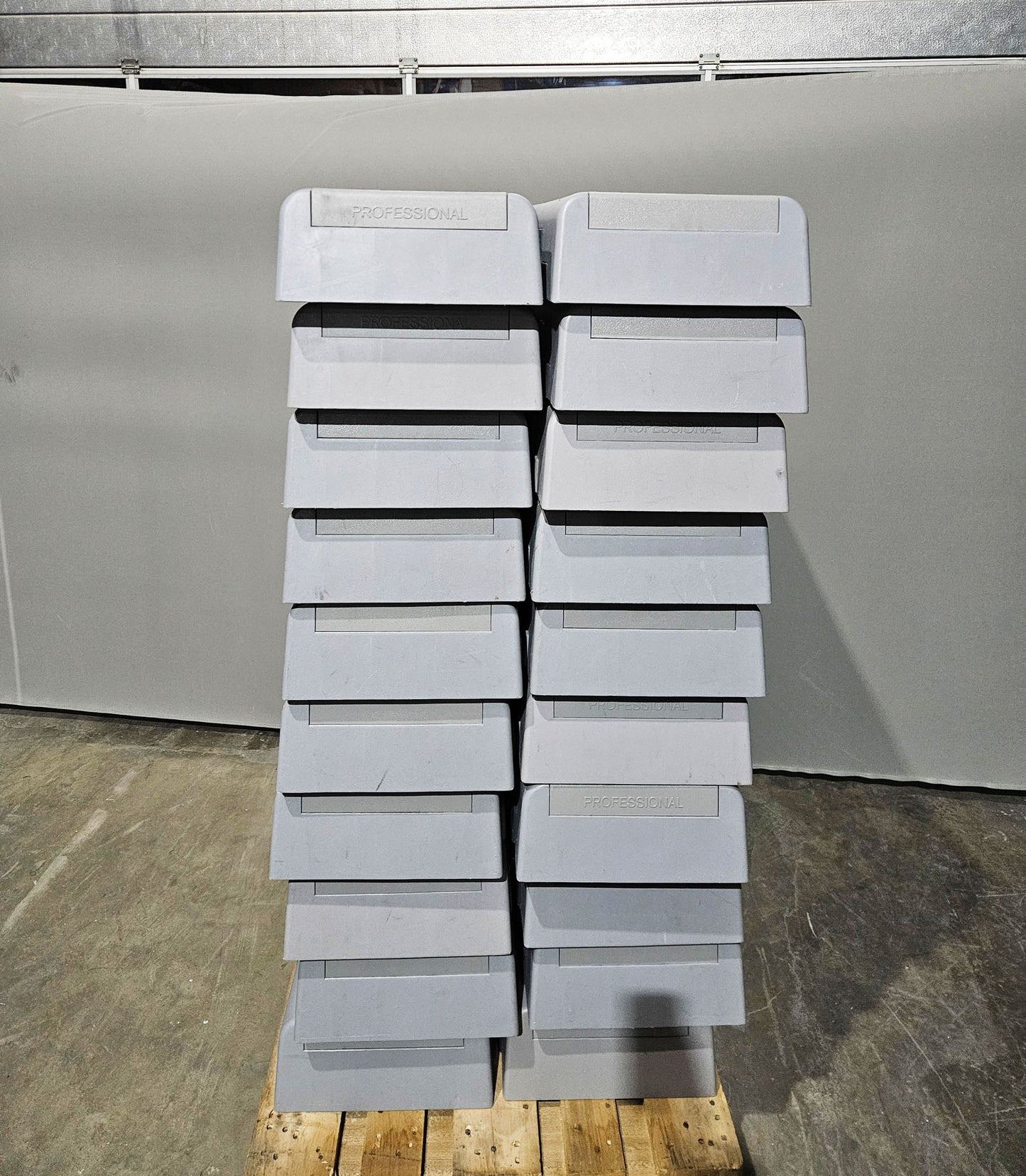 Reebok Steps / Step Boards, Blue-White-Grey, used