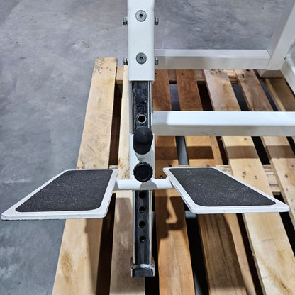 Pulse bzw Pulsestar Rückenstreckermaschine, Back Extension, Lower Back, Hyperextension, Rahmenfarbe Weiß, gebraucht - geprüfter Zustand mit optischen Gebrauchsspuren